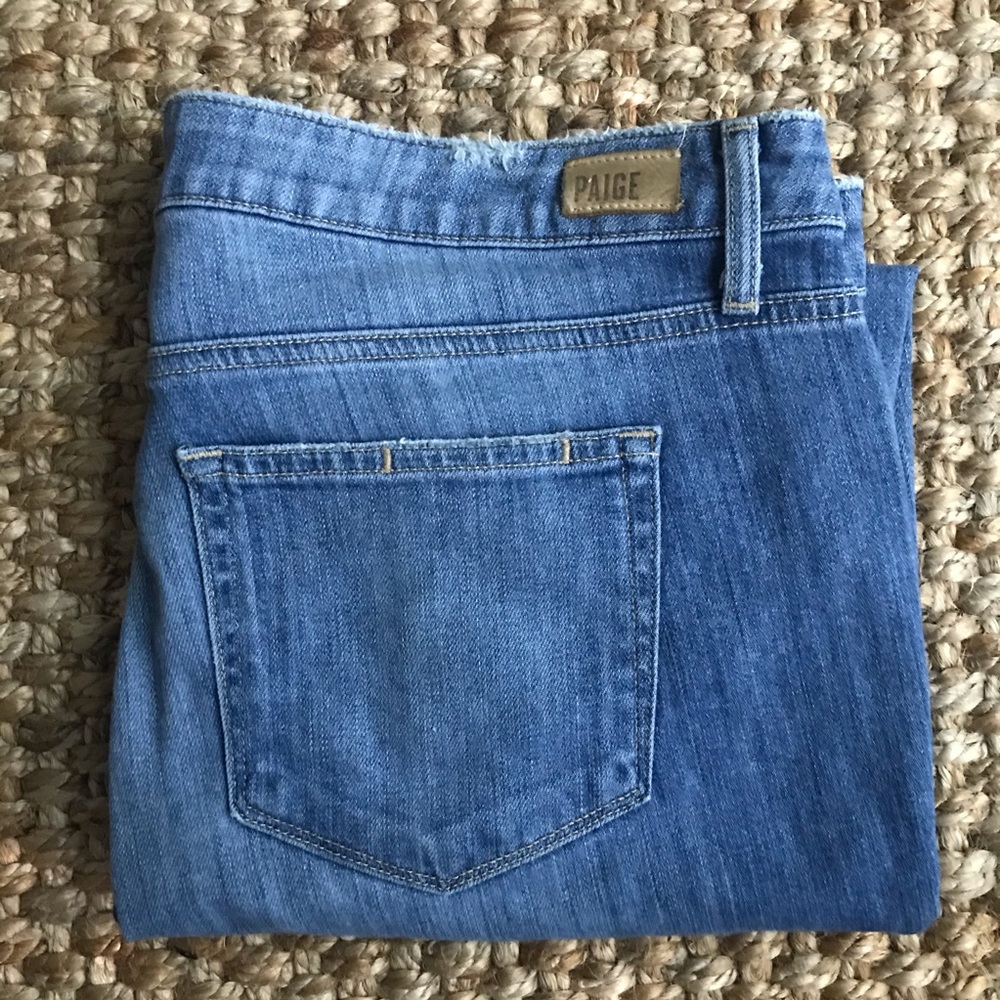 PAIGE Jimmy Jimmy Cropped Boyfriend Jeans 31